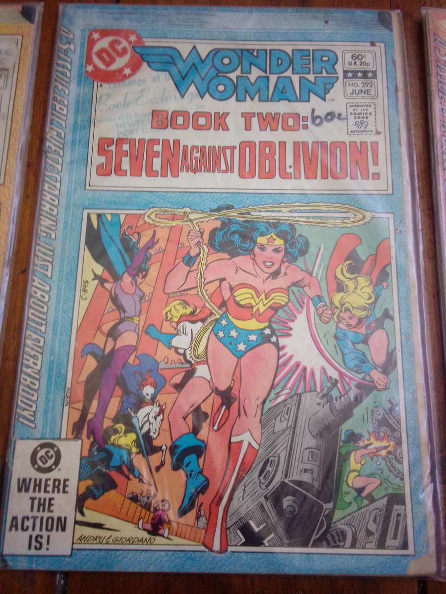 DC Comics 1982 Wonder Woman Book 1 / 2 / 3 (Complete Set)
