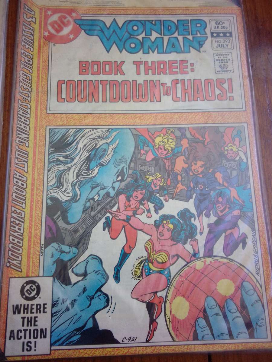 DC Comics 1982 Wonder Woman Book 1 / 2 / 3 (Complete Set)