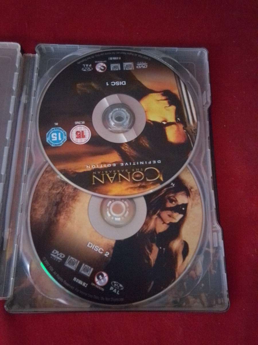 Steelbook DVD CONAN THE BARBARIAN 2 DISC DEFINITIVE EDITION