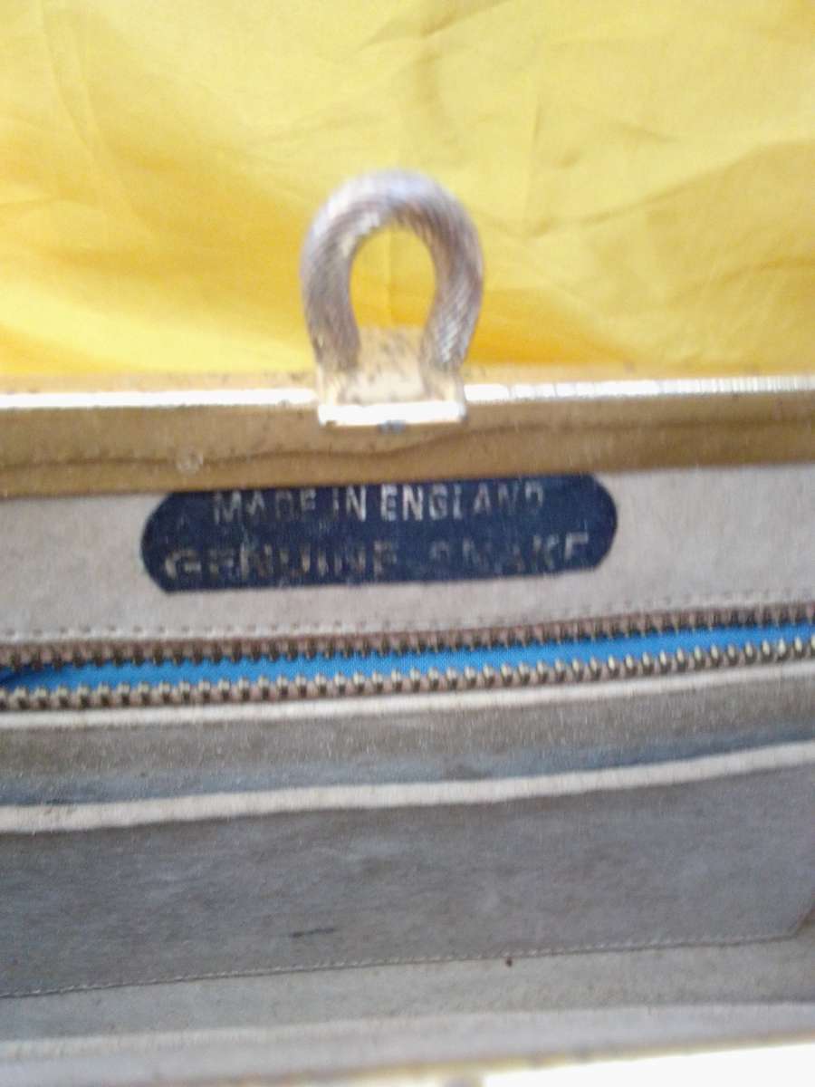 Vintage Snakeskin Purse