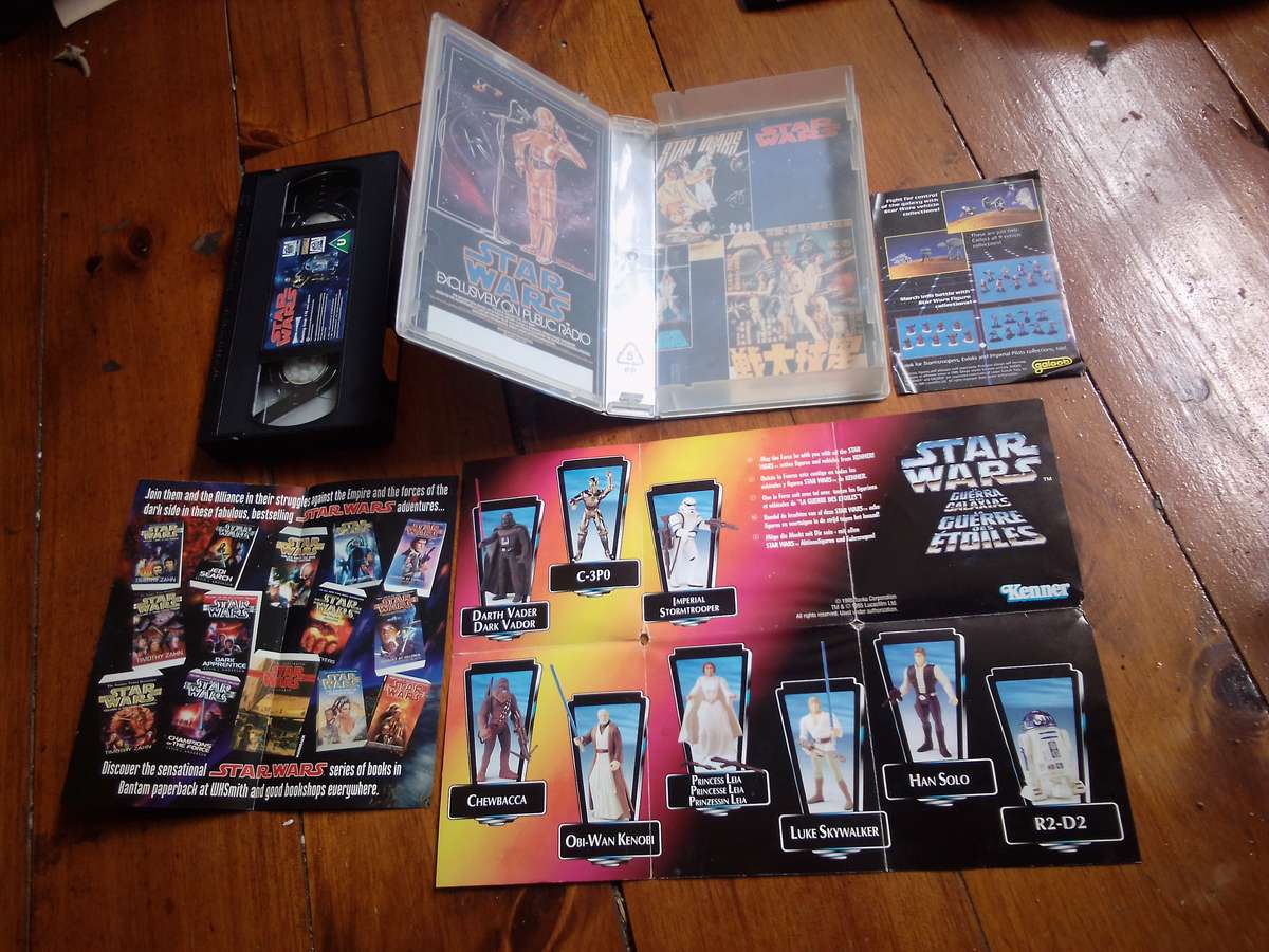 Star Wars Last Original Release VHS Cassette