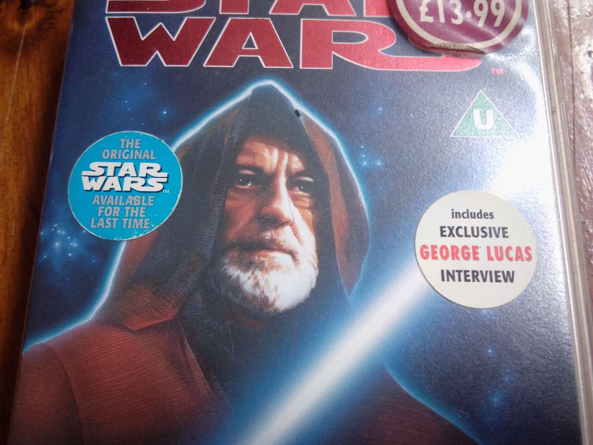 Star Wars Last Original Release VHS Cassette