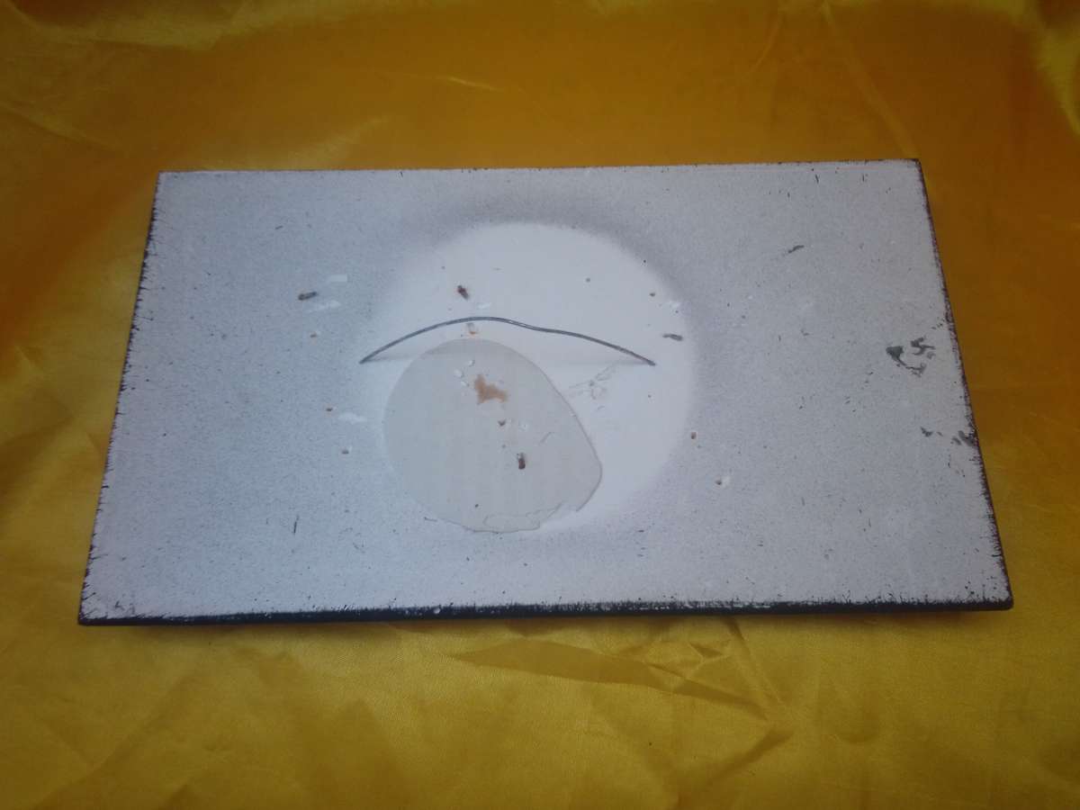 Old Plaster Plaque of The Last Supper