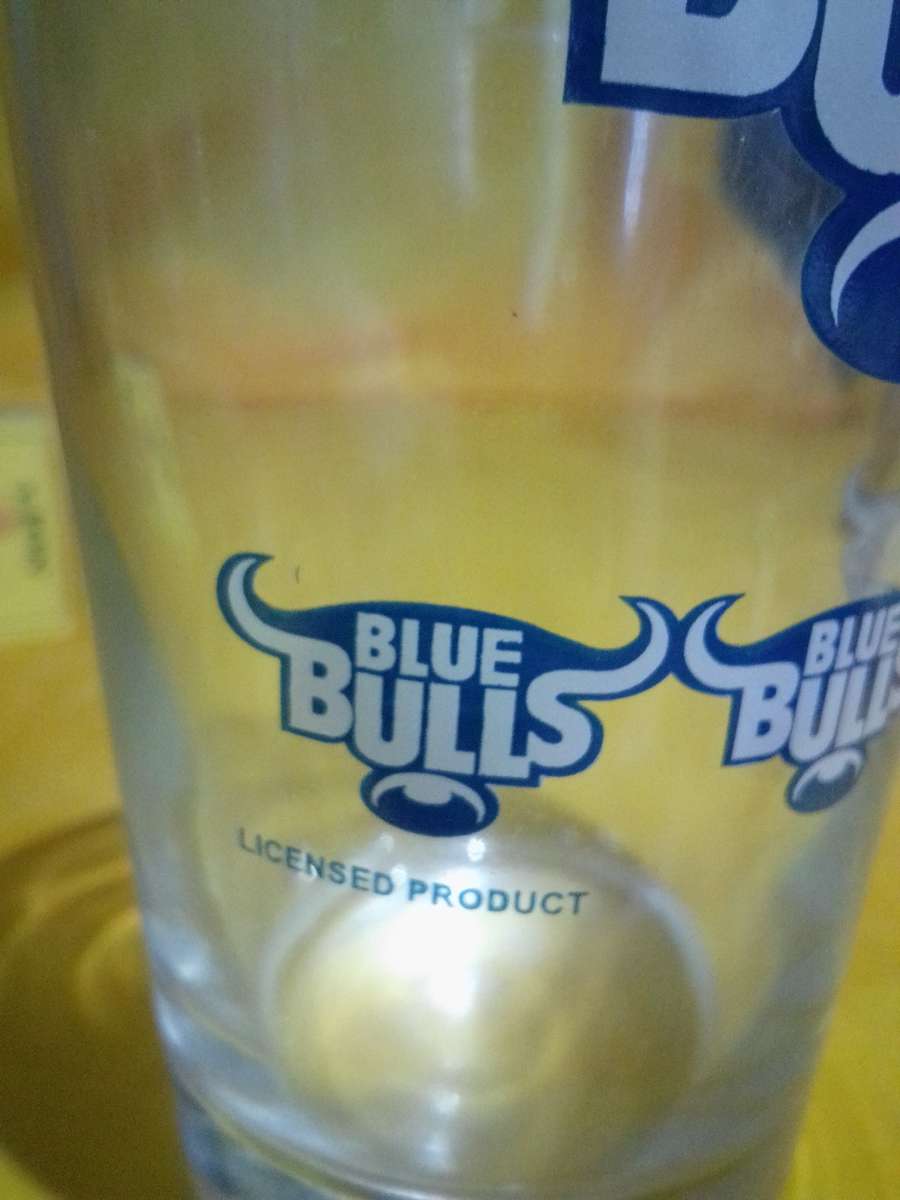 Blue Bulls Licenced Glass