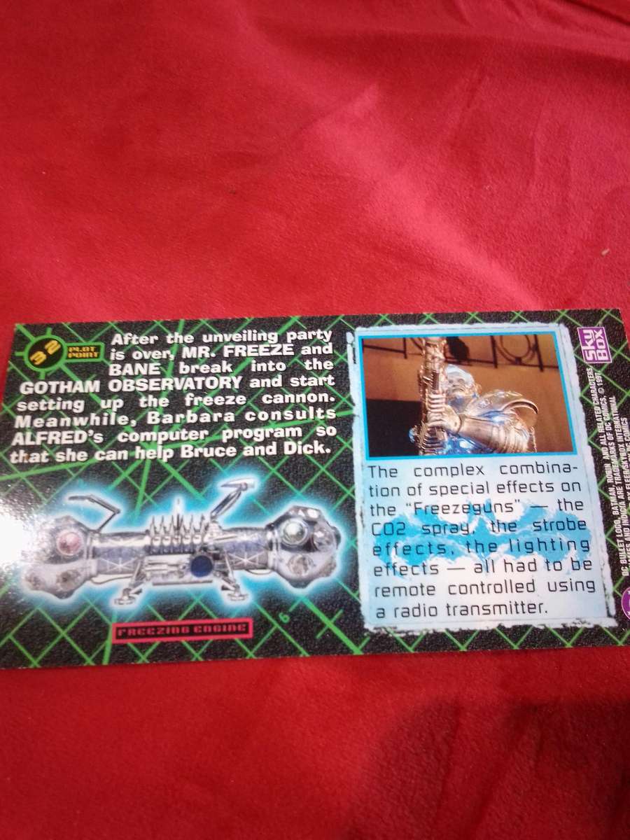 1997 Batman & Robin #32 Fleer Skybox Trading Card