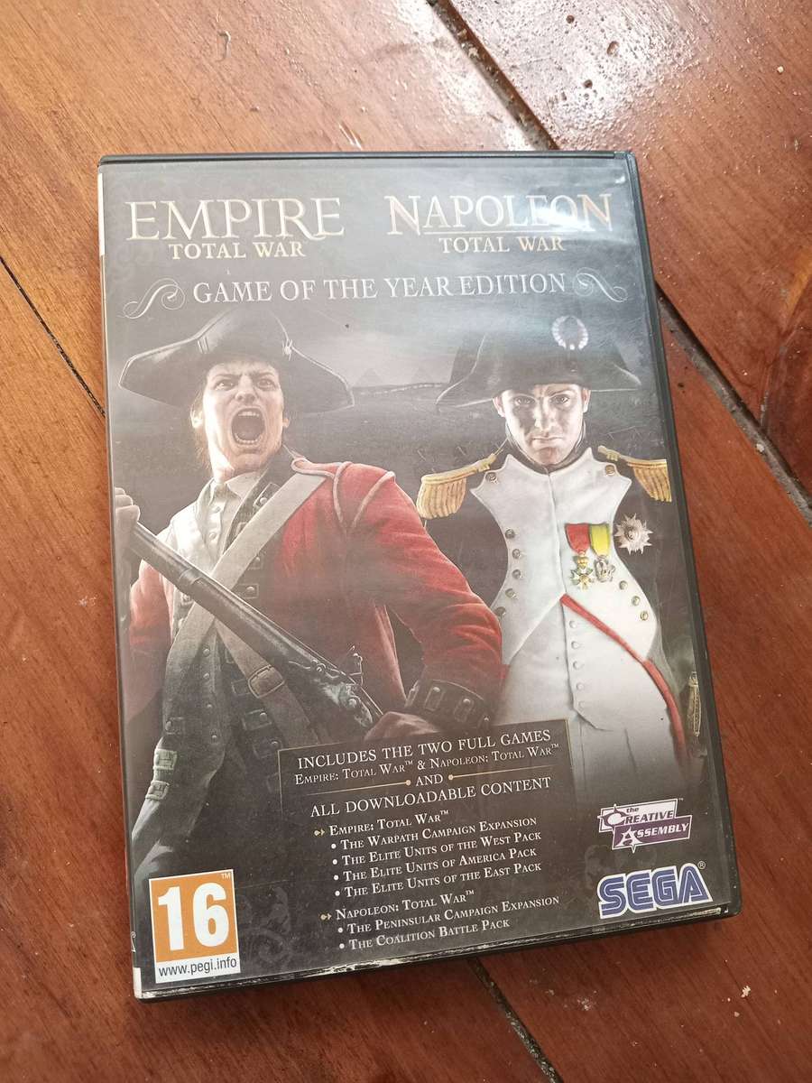 Empire Total War / Napoleon Total War Game of the Year Edition PC