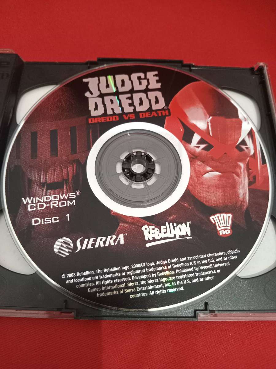 Rare 2003 JUDGE DREDD - DREDD VS DEATH PC