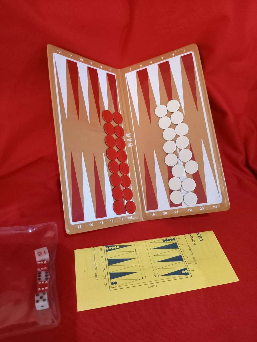 Retro Pocket Backgammon (Complete)