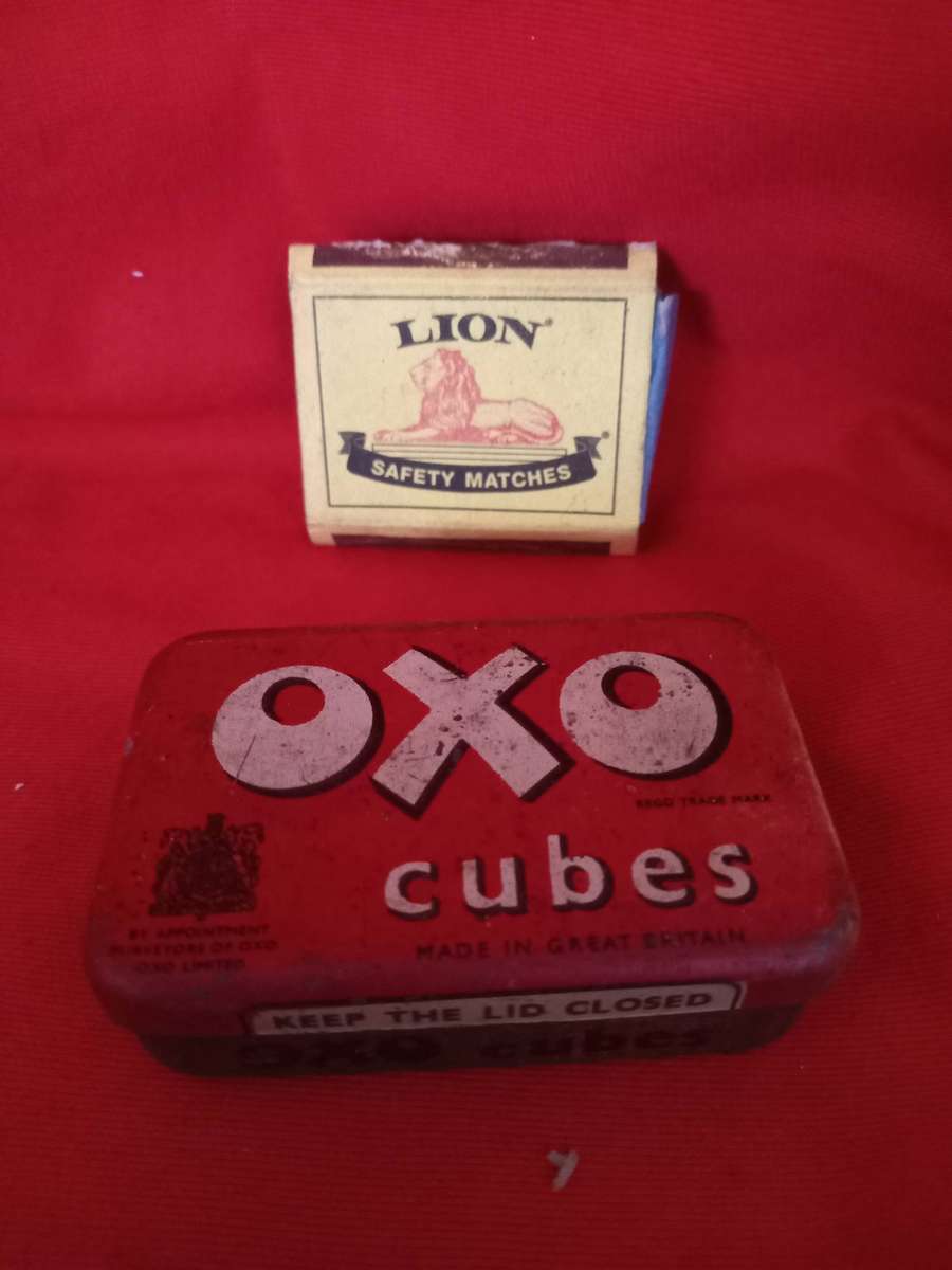 Vintage 1940's OXO Cubes Tin