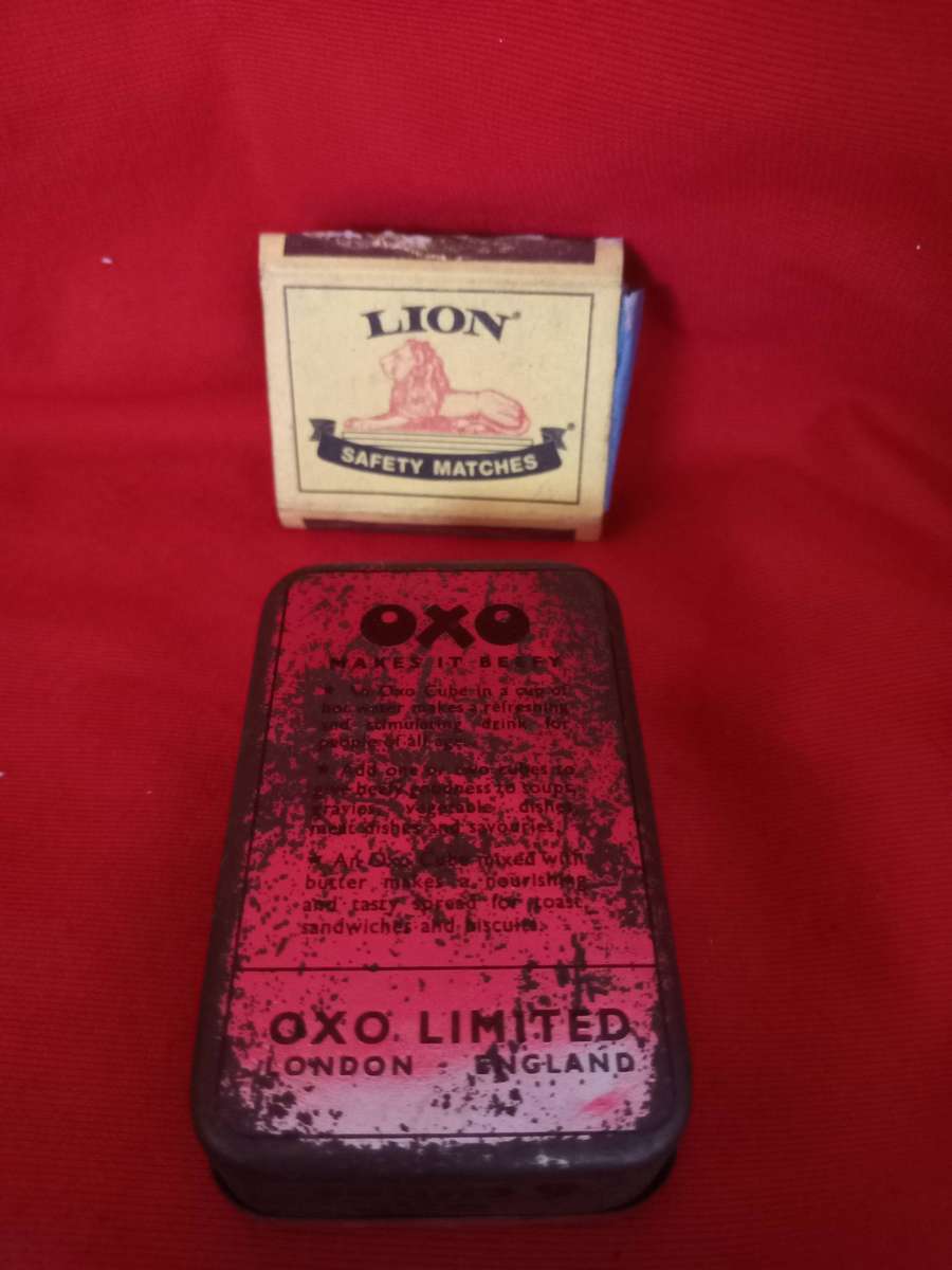 Vintage 1940's OXO Cubes Tin