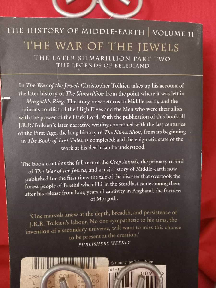 J.R.R. Tolkien The War of the Jewels 2002 Paperback