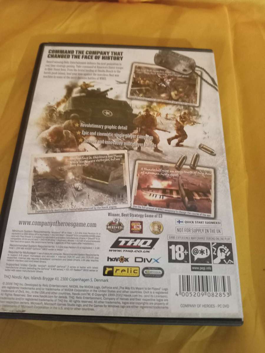COMPANY OF HEROES PC