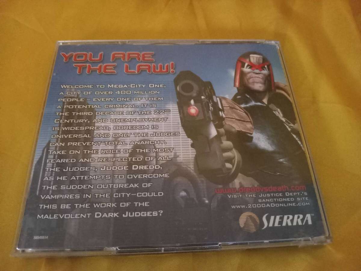 Rare 2003 JUDGE DREDD - DREDD VS DEATH PC