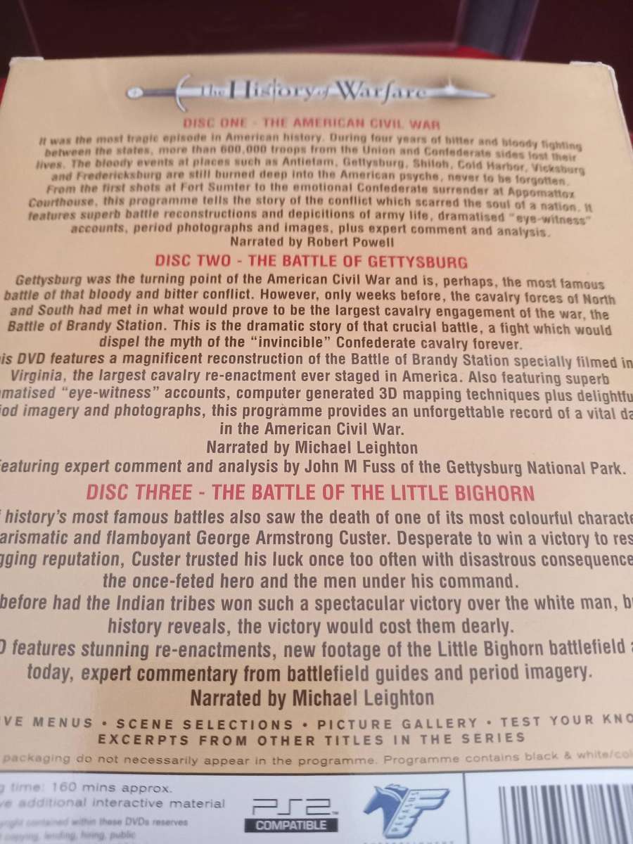 Great American Cavalry Battles Special 3 Disc DVD Collection Boxset