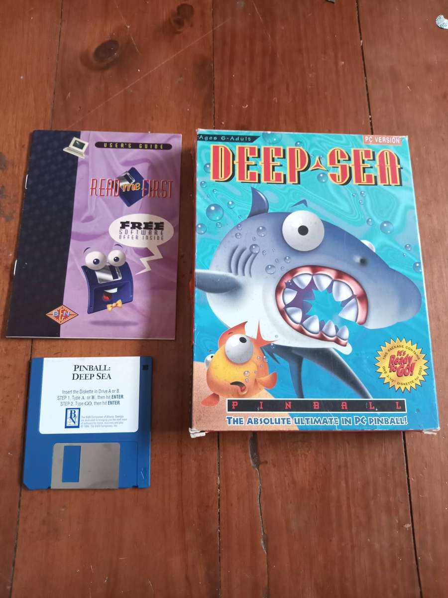 1994 Deep Sea Pinball 3.5' Disc Big Box PC