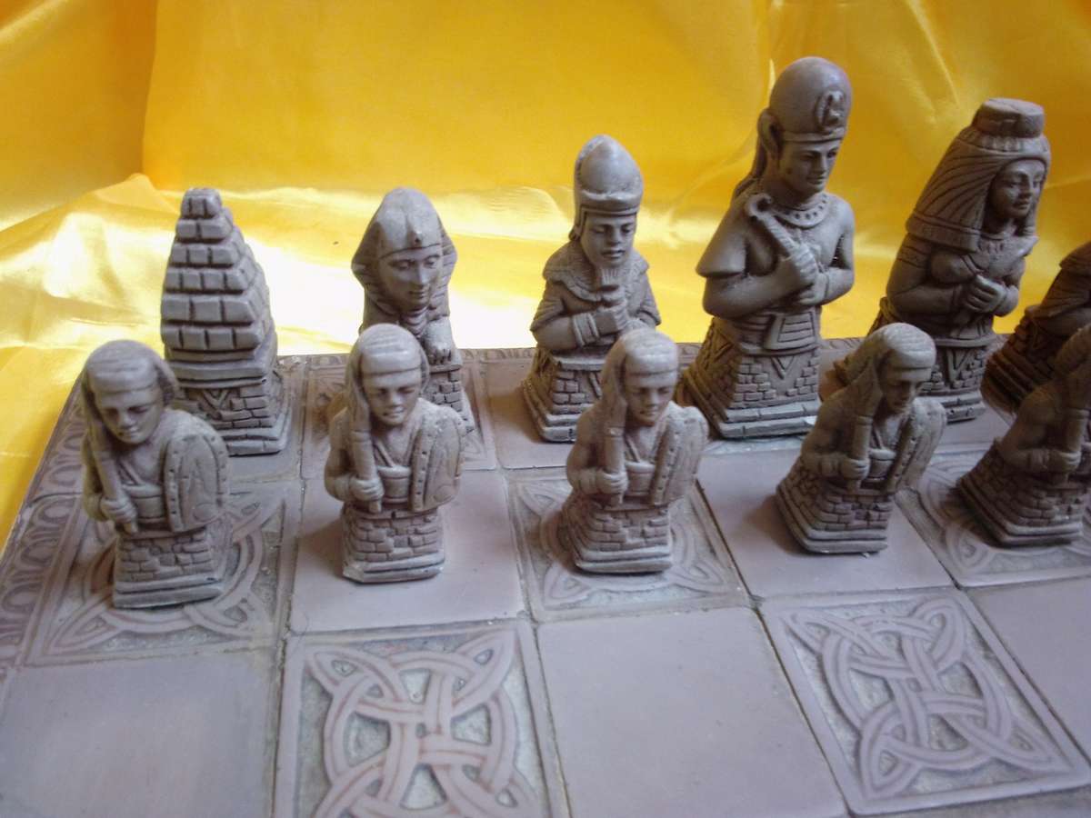 1940's Egyptian Chess Set (Complete)