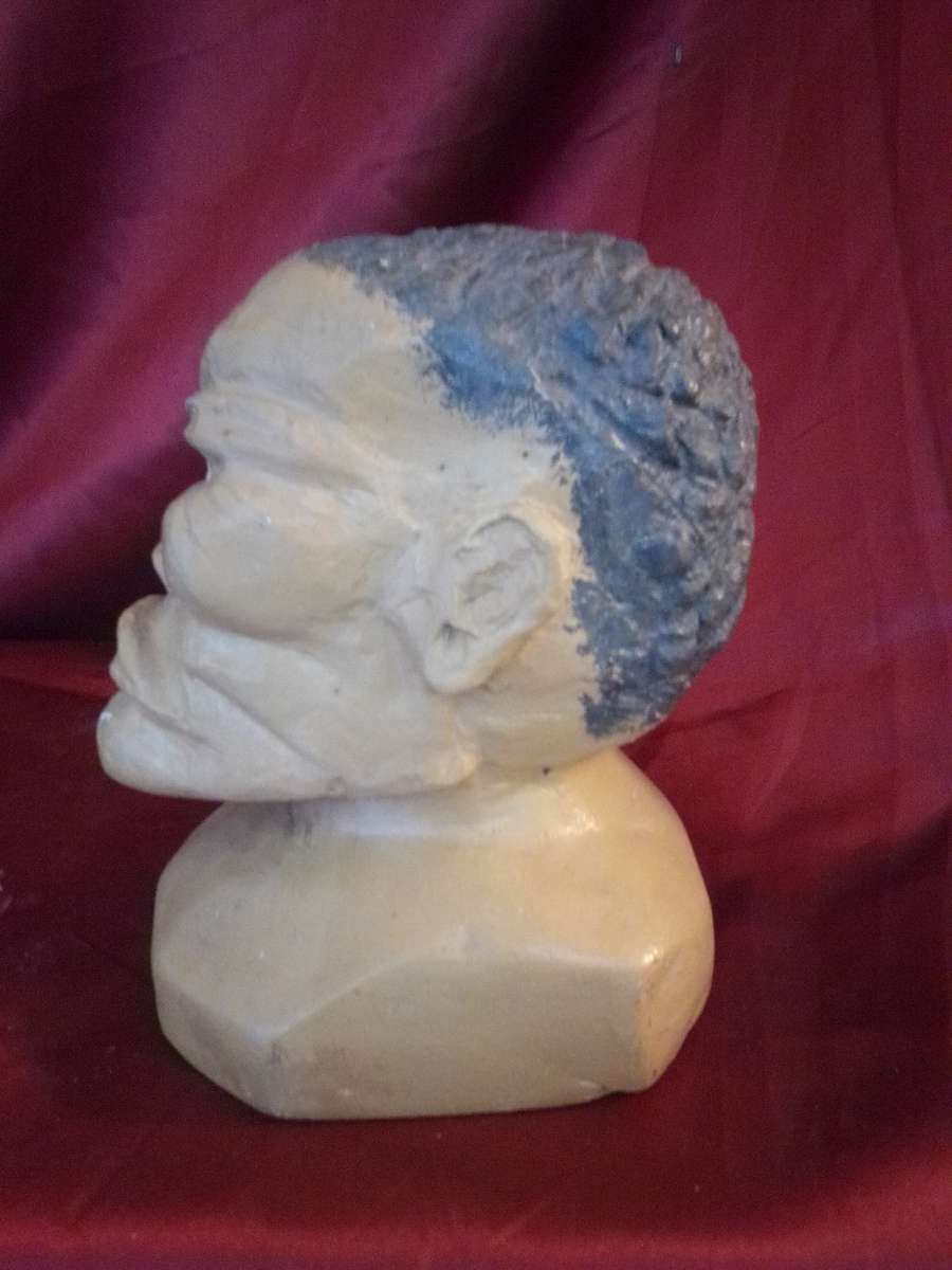 Willie Bester (1956 -) Renowned SA Painter, Sculptor & Collage Artist 'Khoisan Figure 1977'