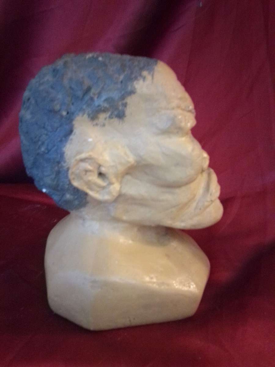 Willie Bester (1956 -) Renowned SA Painter, Sculptor & Collage Artist 'Khoisan Figure 1977'