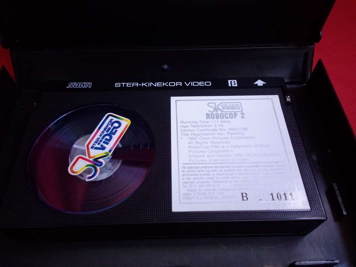 1990 RoboCop 2 Beta Cassette