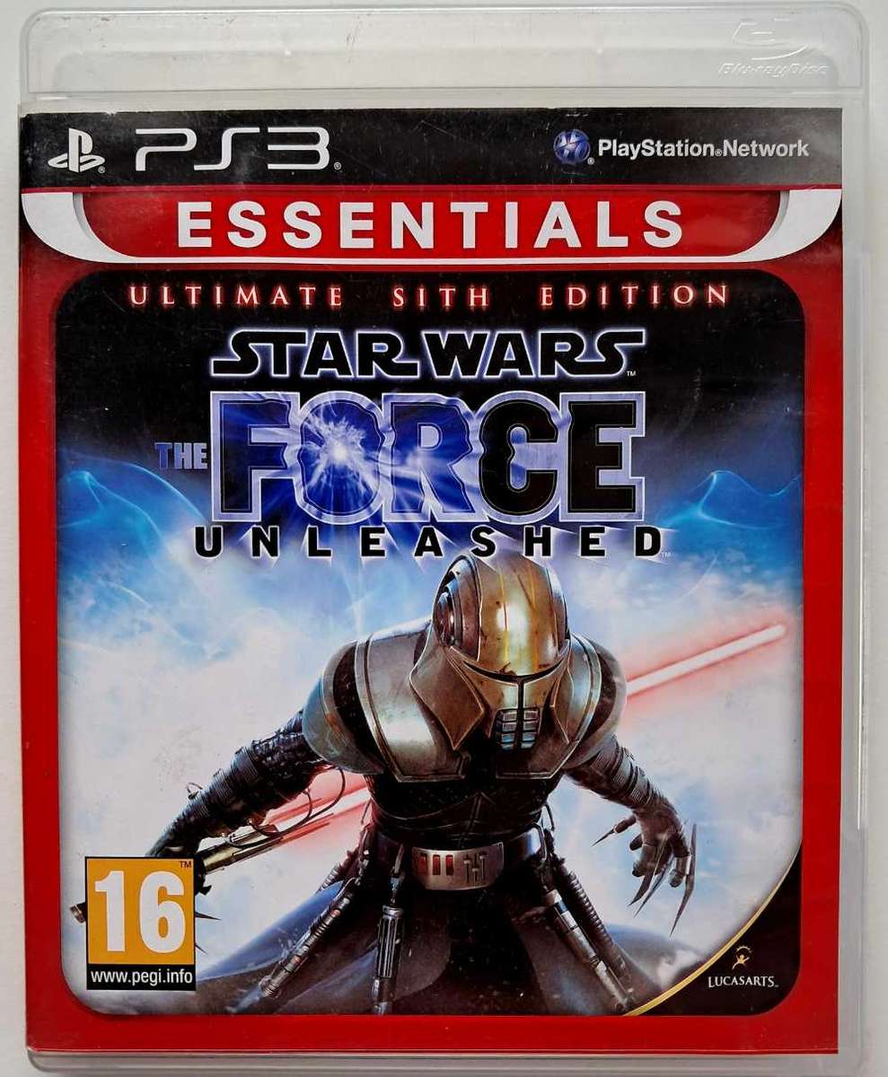 Star Wars: The Force Unleashed Ultimate Sith Edition for PS3 Game + Manual
