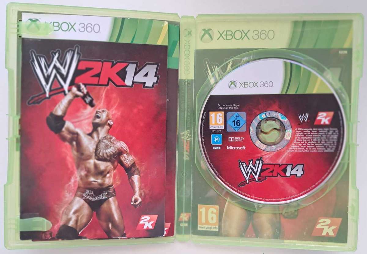 WWE 2K14 for Xbox360 Complete Game + Manual