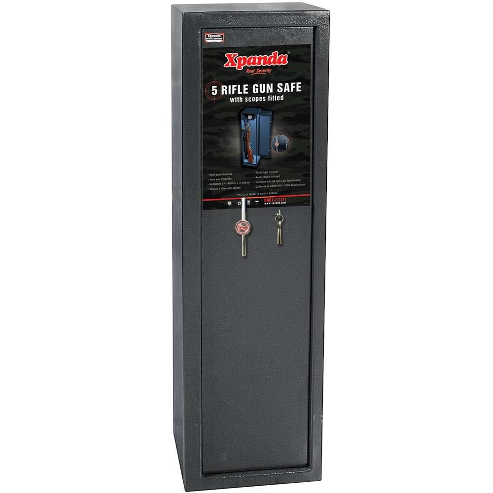 Xpanda 5 Gun Rifle Safe SABS Approved