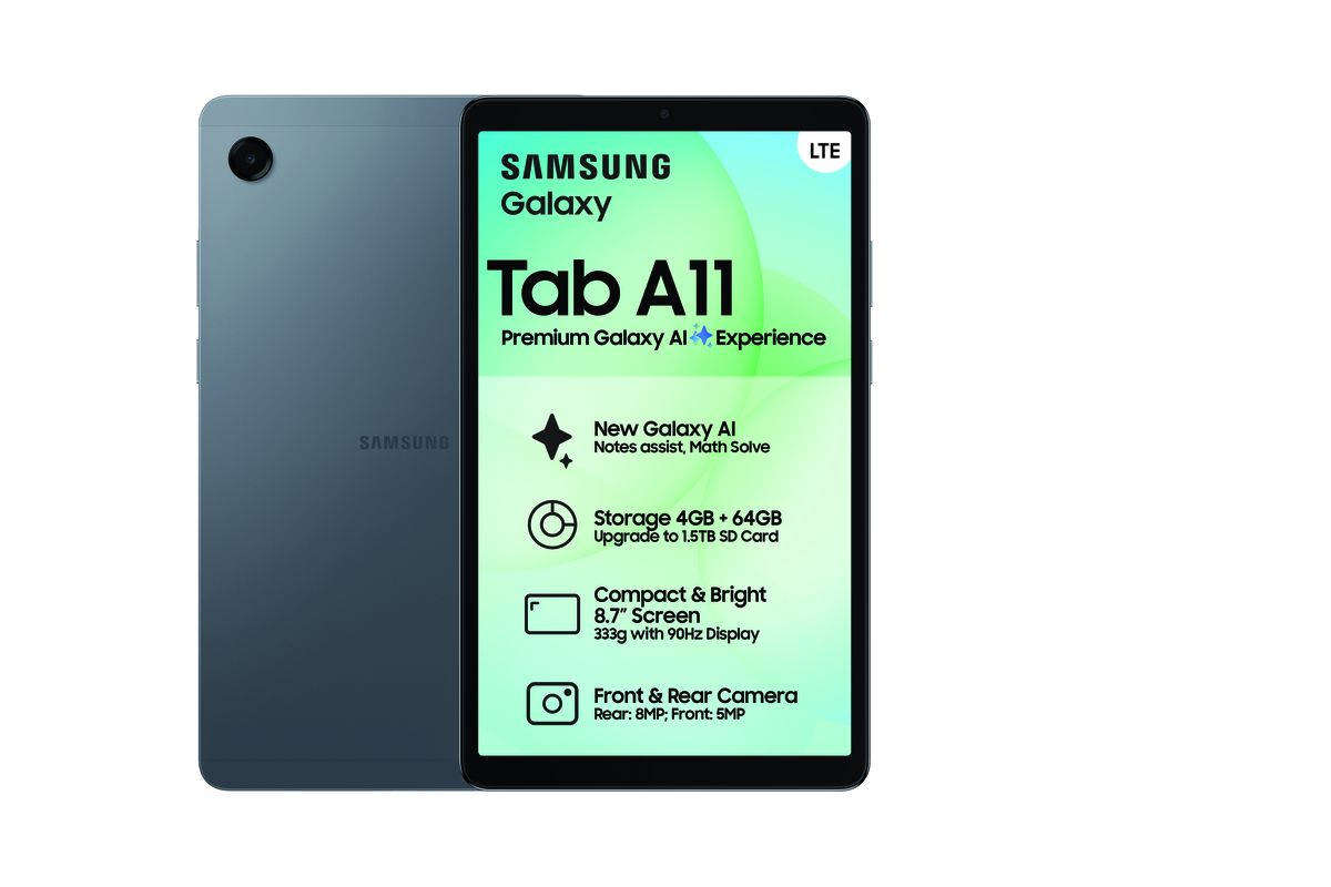 Samsung Galaxy Tab A11 (X135) 8.7" 64GB LTE Tablet - Grey