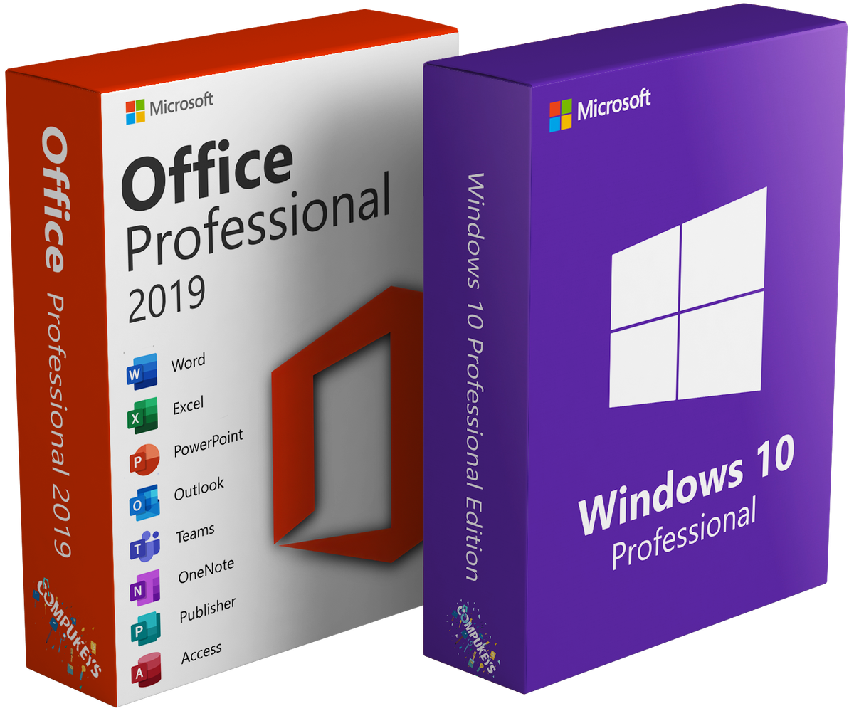 Microsoft Office 2019 Professional + Windows 10 Professional