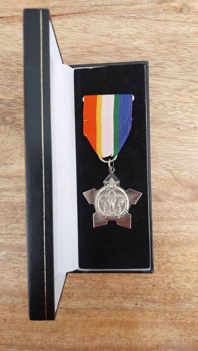 - Scarcer Boxed SAVM Medal, Number 00048 -