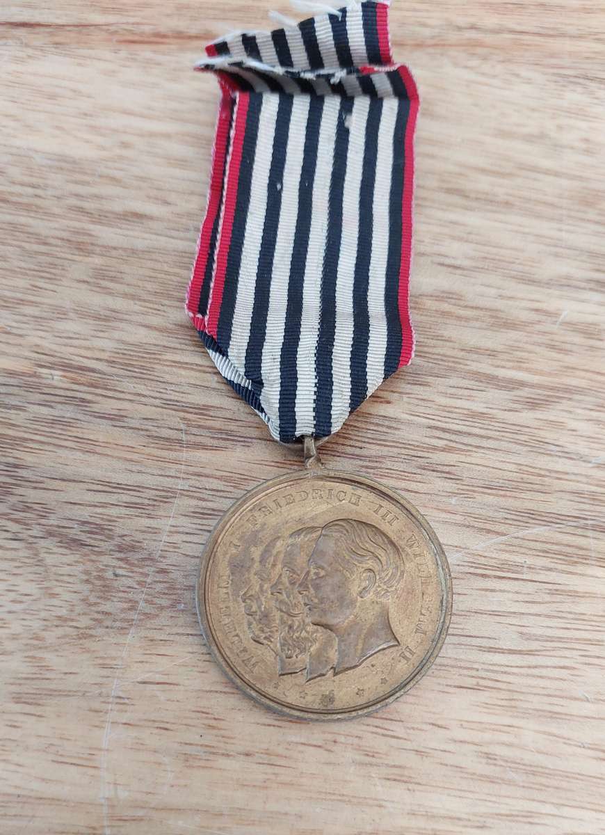 - Rare German Medal 1895 On the storming of the Spicherer Berg -