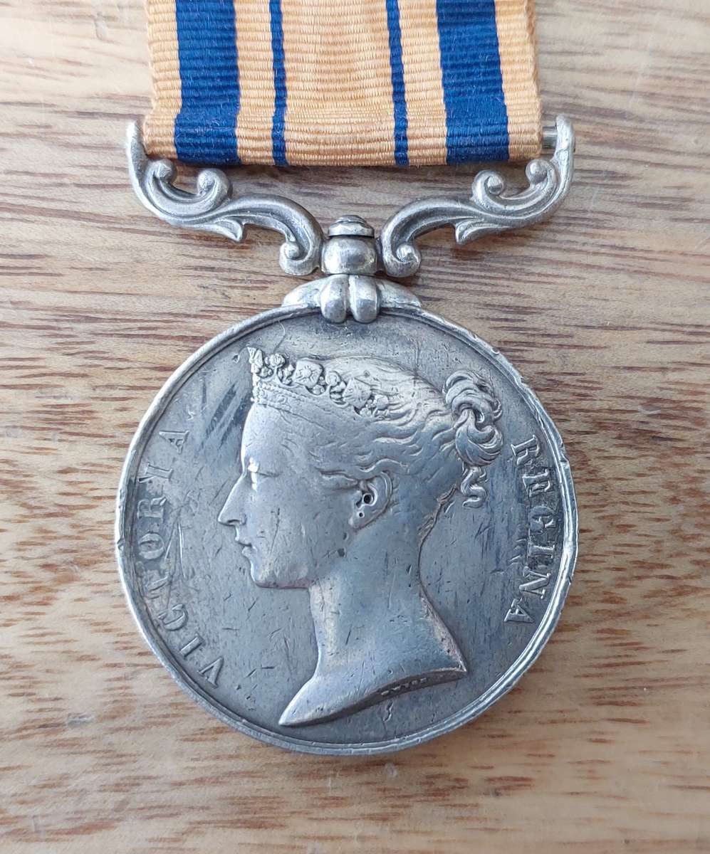 ## 1834 - 53 South Africa Medal to CHA'S (Charles) Cornes, 91st Regiment ##