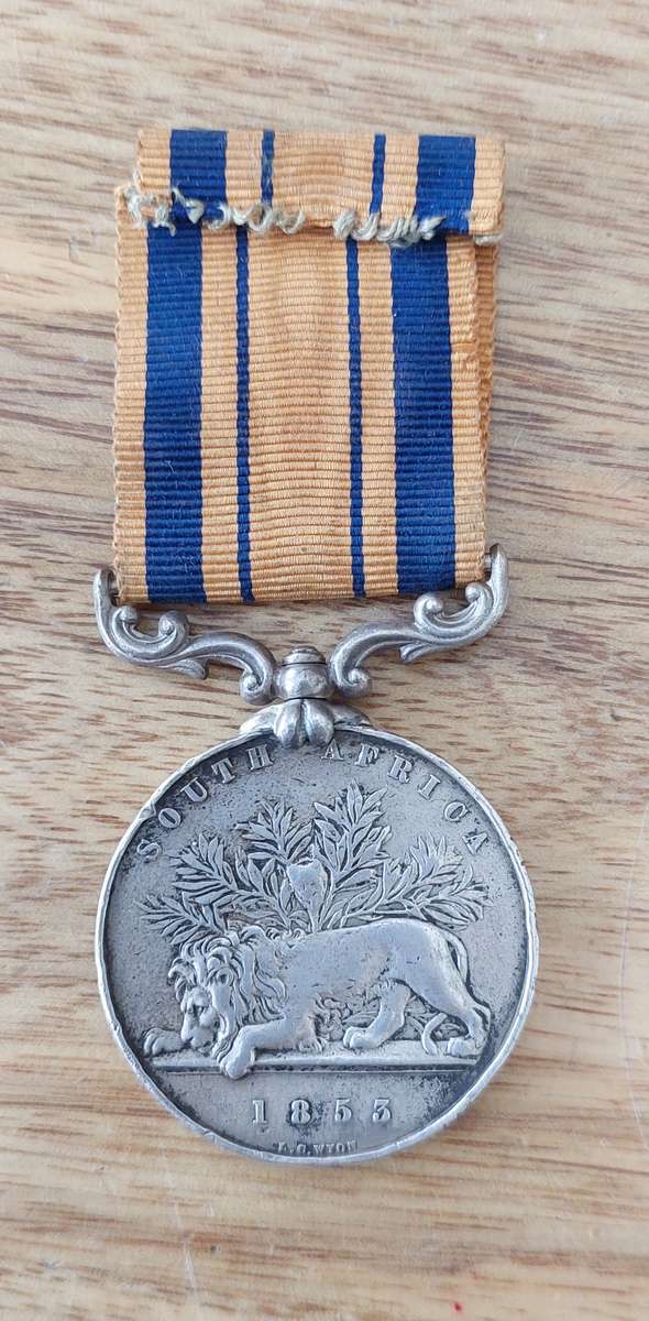 ## 1834 - 53 South Africa Medal to CHA'S (Charles) Cornes, 91st Regiment ##