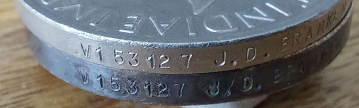 - Group of 4 x WW2 Medals to W153127 J.D. Branken -