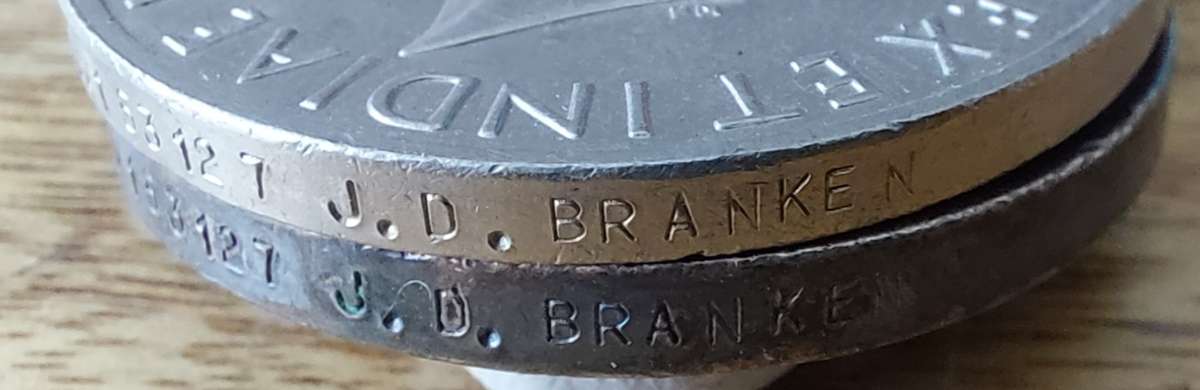 - Group of 4 x WW2 Medals to W153127 J.D. Branken -