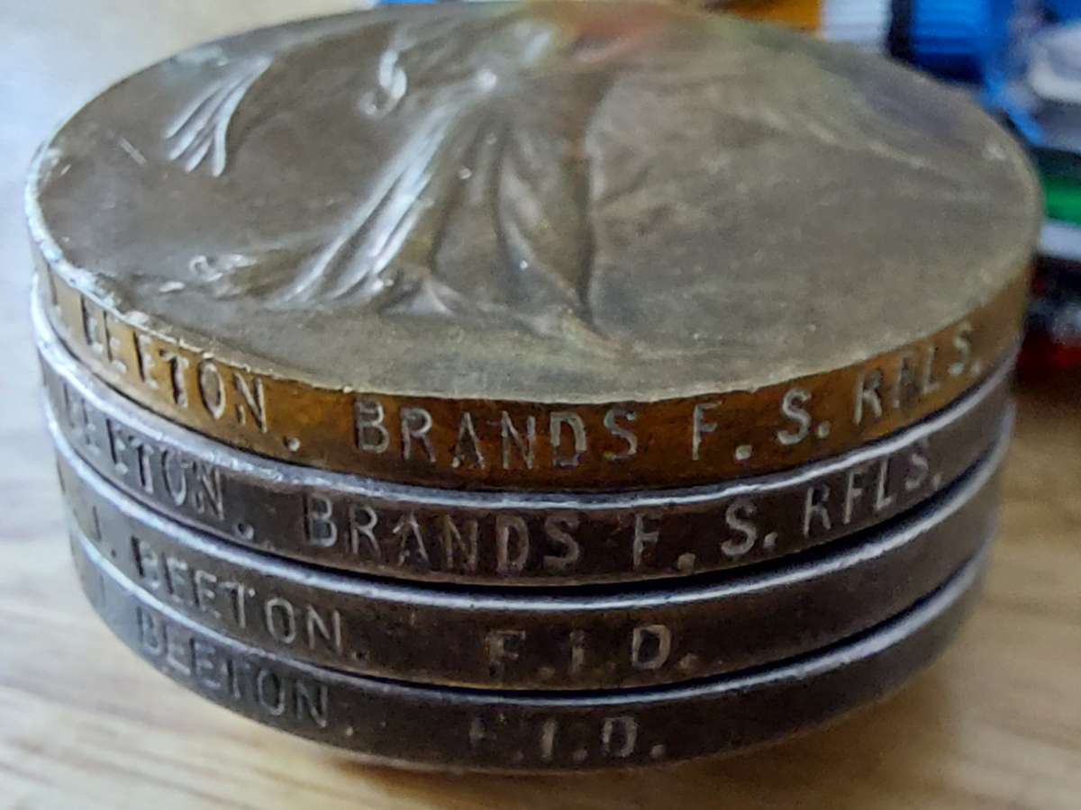 -  The Exceptional Beeton Family Group of Medals, 6 Family Members over 3 Wars  -