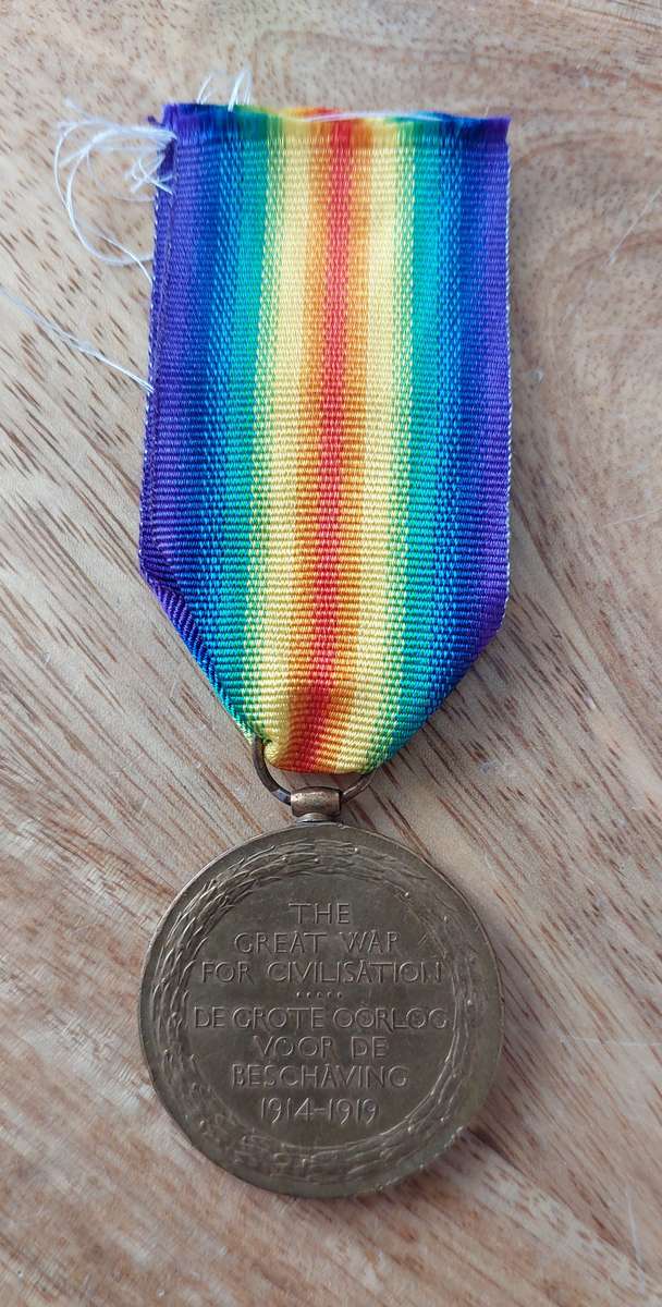 - Great War WWI Victory Medal to PTE M. Bezuidenhout C.C. -