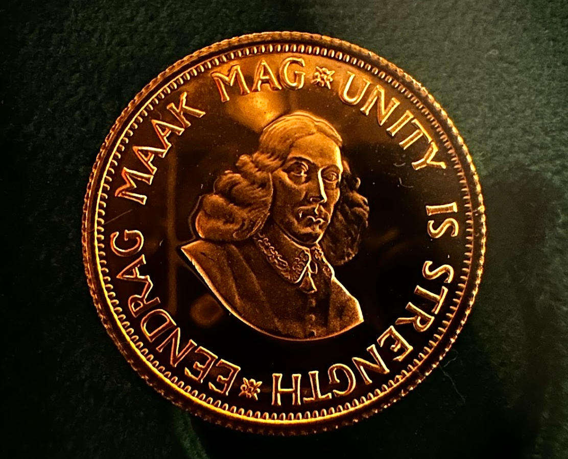 1978 Gold R2 Proof Coin  SA Gold Coin Series  With Original Box