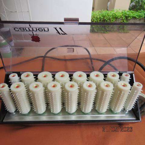 Carmen 17 Hot Rollers Denmark Made - Hygienic & Well Maintained