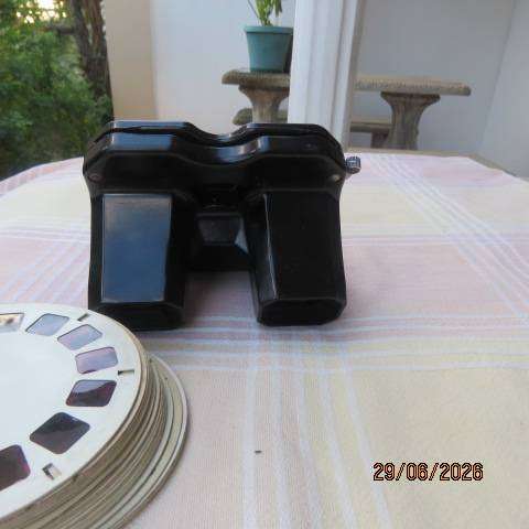 Sawyer's Viewmaster in Black with 15 Reels including Disney Reels