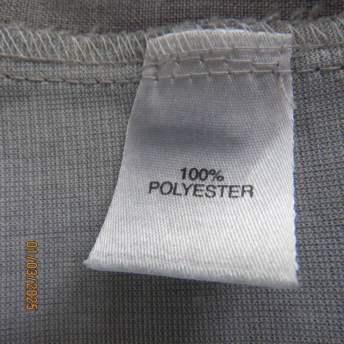 Silver grey mottled polyester short sleeve tailored jacket by NEW ERA size 34. Yoked front. As new