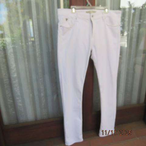 GUESS white denim shinny men's cotton stretch jeans size 38