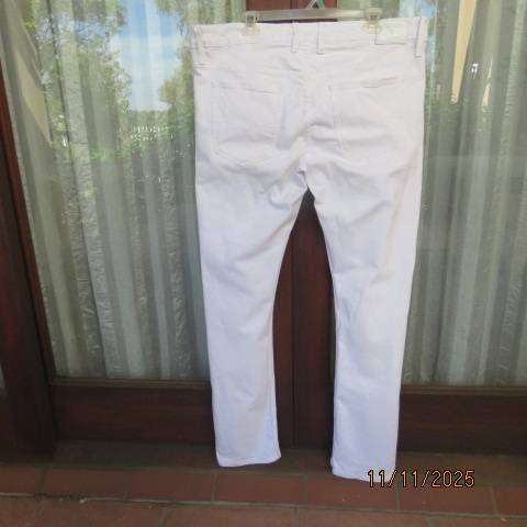 GUESS white denim shinny men's cotton stretch jeans size 38
