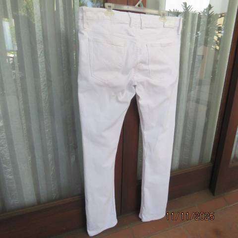 GUESS white denim shinny men's cotton stretch jeans size 38