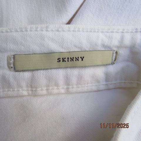 GUESS white denim shinny men's cotton stretch jeans size 38