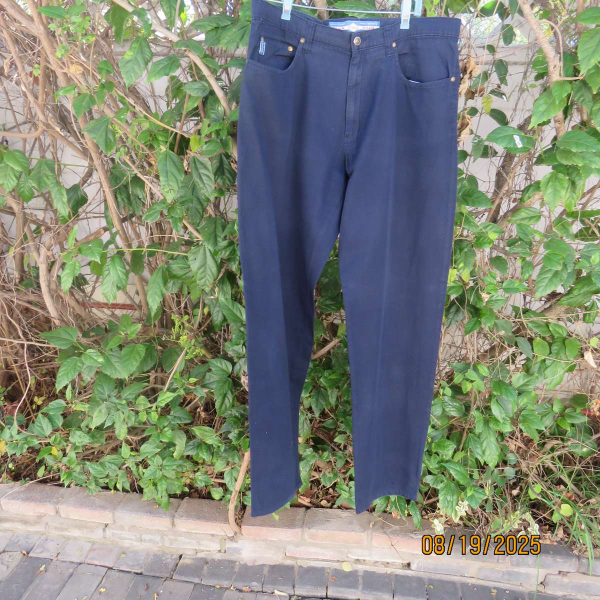 POLO navy light weight cotton jeans size 36 with pockets back-front.