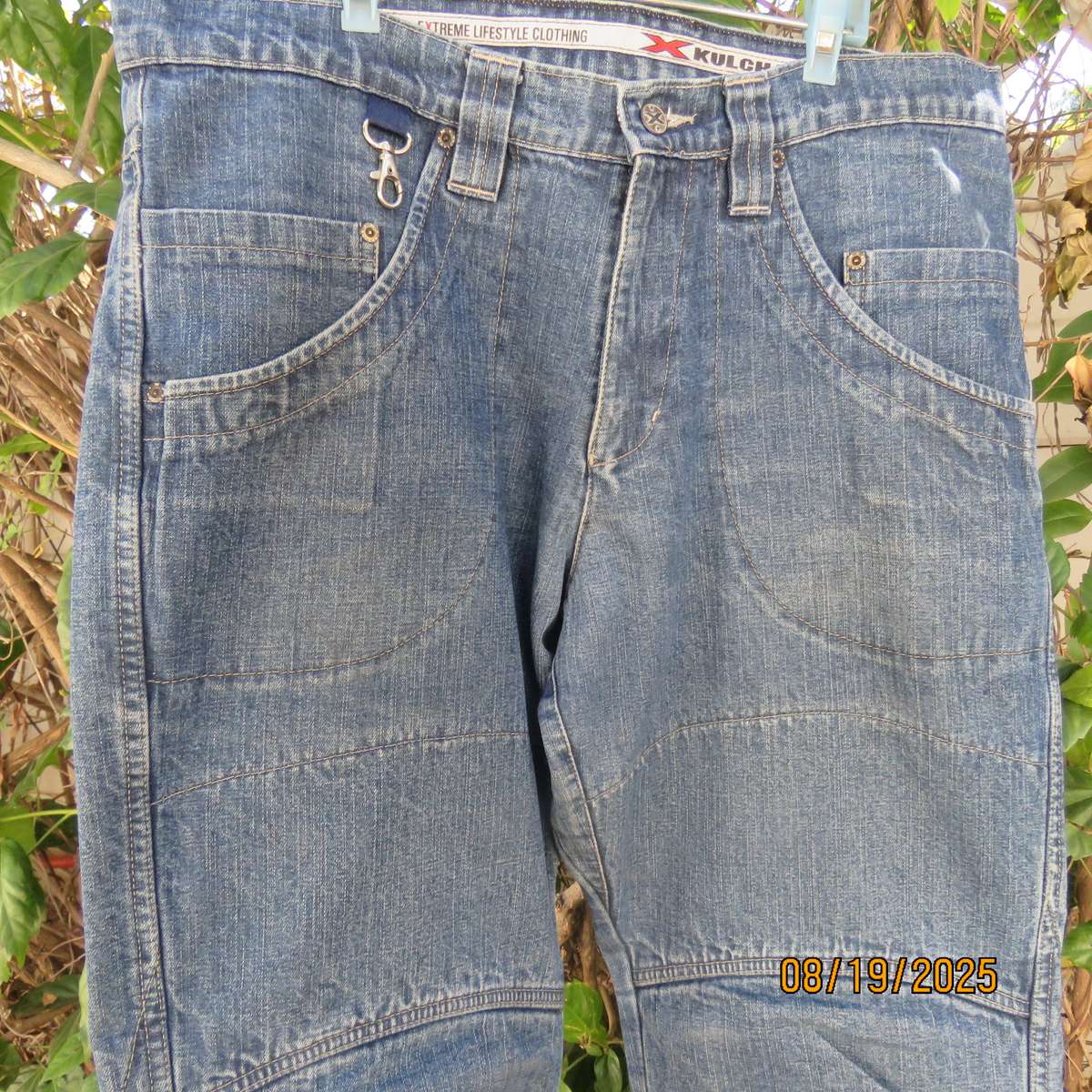 XKULCHA Dakar motorcycle blue denim jeans size 38. For extreme lifestyle.