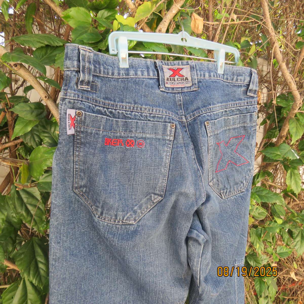 XKULCHA Dakar motorcycle blue denim jeans size 38. For extreme lifestyle.