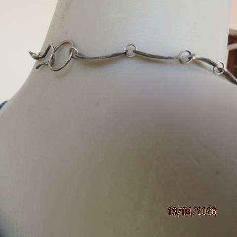 Southern West vintage turquoise and silver necklace with 925 mark