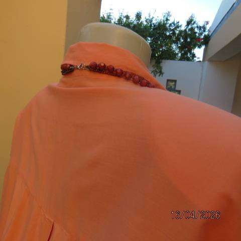 WOOLWORTHS oversized shirt in Crayola Peach cotton modal blend size 38-42