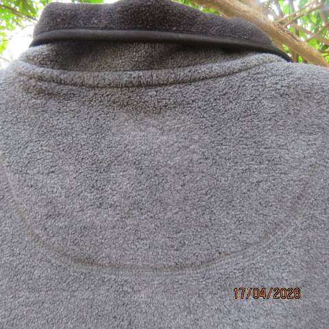 Woolworths men's grey and black stretch polyester long sleeve slip-over top XL
